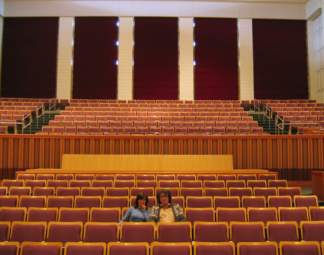 Jody Hughes and Mary Wright in Salem